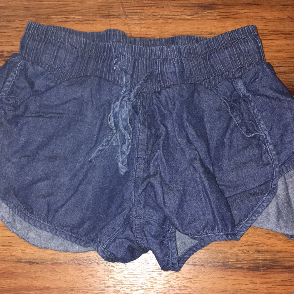 Cotton Jean-Look Shorts